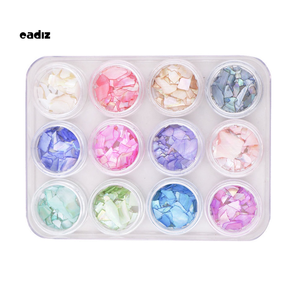 Phụ Kiện Vỏ Sò Dày Gọn Nhẹ Chống Rơi Trang Trí Móng Tay