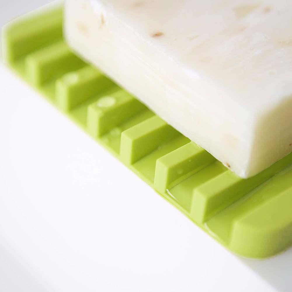 Khay Đựng Xà Phòng Bằng Silicone Bền Thoát Nước