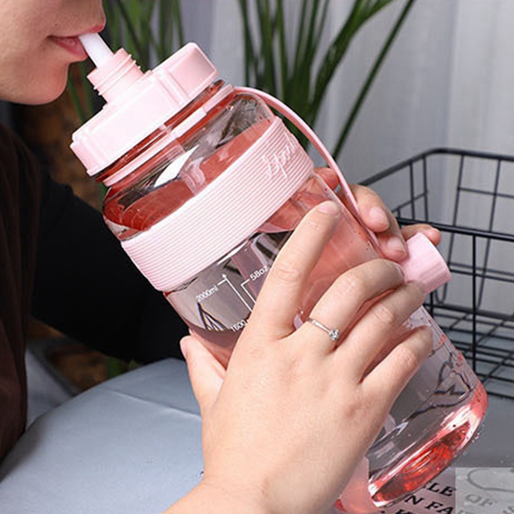 Bình Nước Thể Thao 600ml Kèm Ống Hút Cho Bé