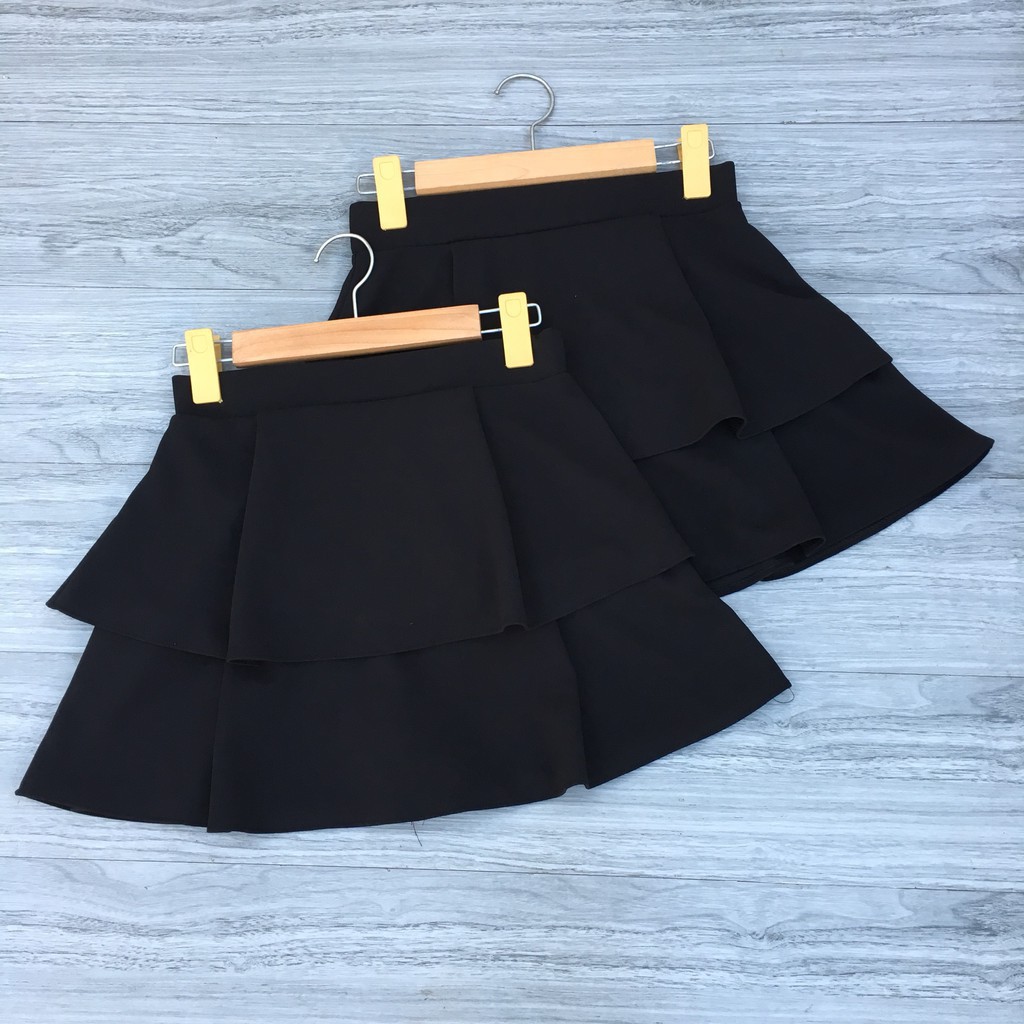 [Xả kho 3 ngày] Chân váy 2 tầng vải cạp chun free size | BigBuy360 - bigbuy360.vn