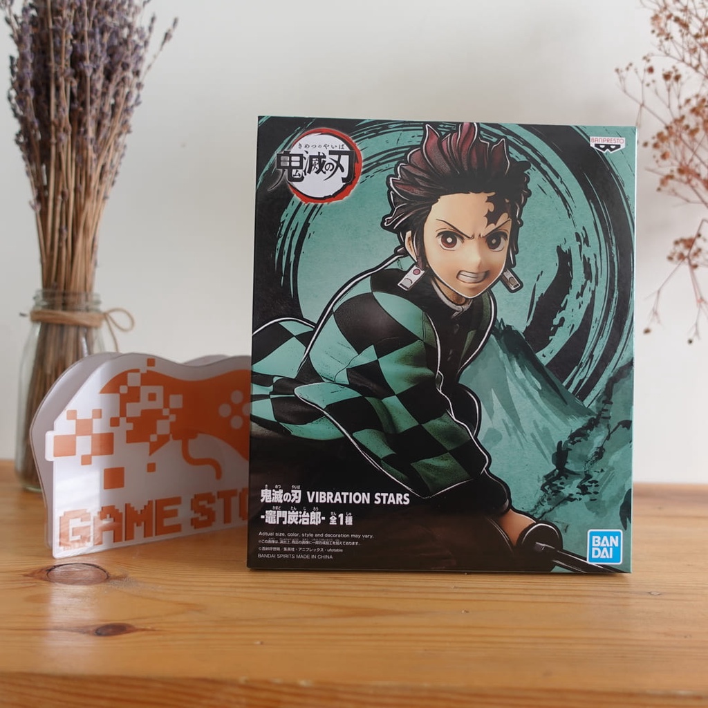 Mô hình Kimetsu no Yaiba Tanjiro Kamado 15cm Vibration Stars Prize Figure BANPRESTO CHÍNH HÃNG NHẬT KYBP01