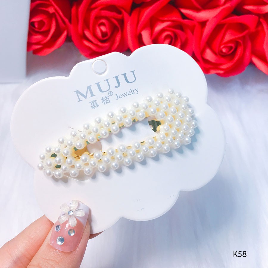 Kẹp tóc đính hạt phong cách Hàn Quốc Orin K1028 K1029 K55 K58