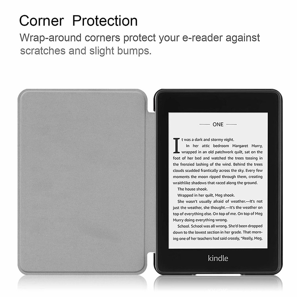 Bao Da Cover Cho Máy Đọc Sách Kindle Paperwhite Gen 4 10th 2019-2020 Vân Da