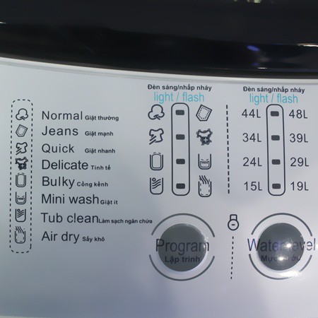 Máy Giặt Lồng Đứng 8.0Kg MIDEA MAS-8001