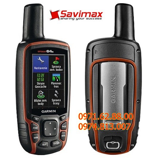 Máy định vị cầm tay GPS Garmin GPSMAP 64S có chống nước