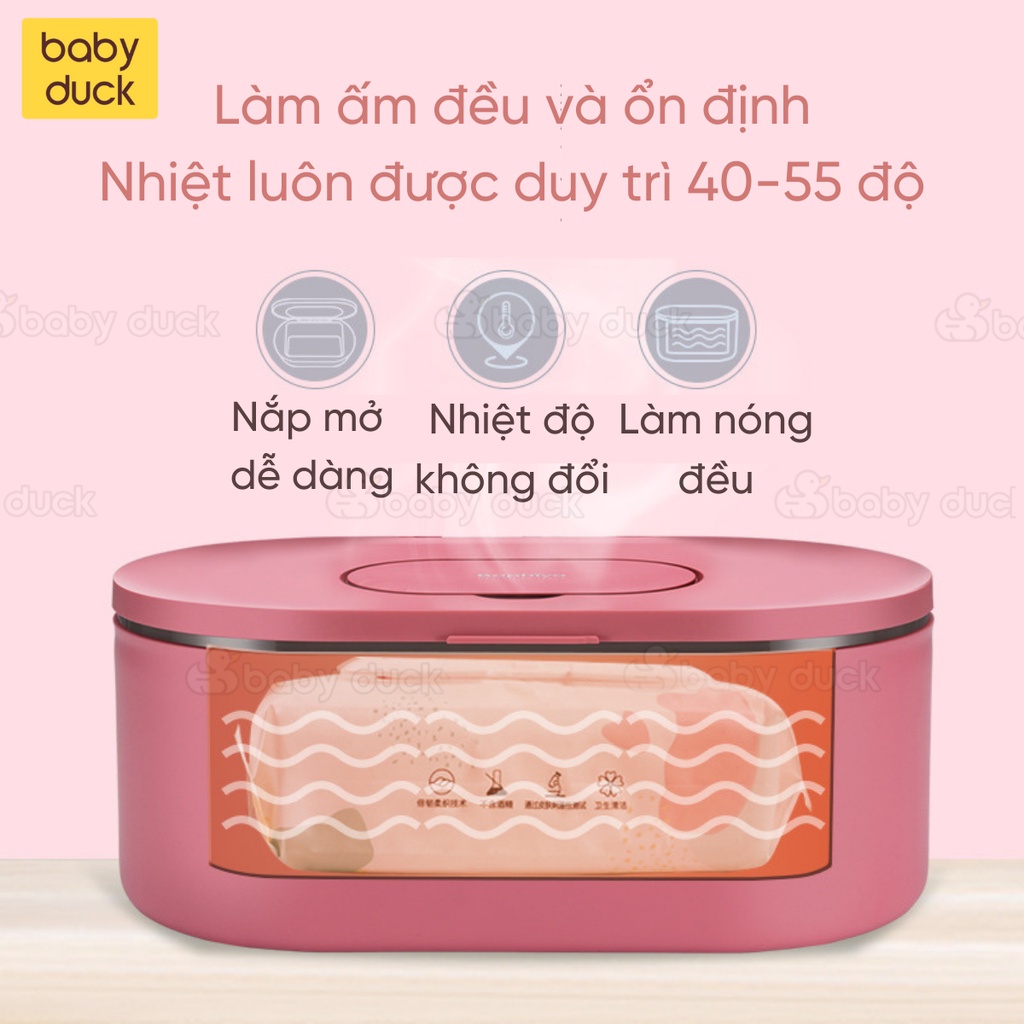 Máy làm ấm khăn ướt thế hệ mới nhất ko cần đổ nước Baphiya ms2733999