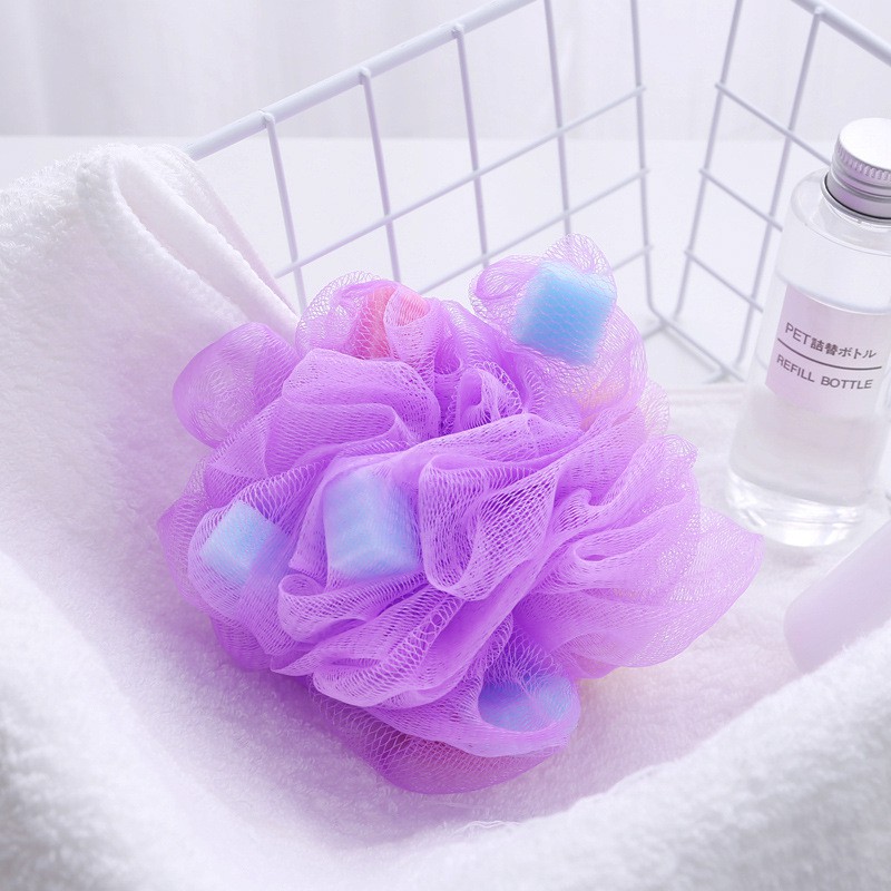 Bông tắm tạo bọt siêu mềm 2 lớp Hàng Nội Địa Trung