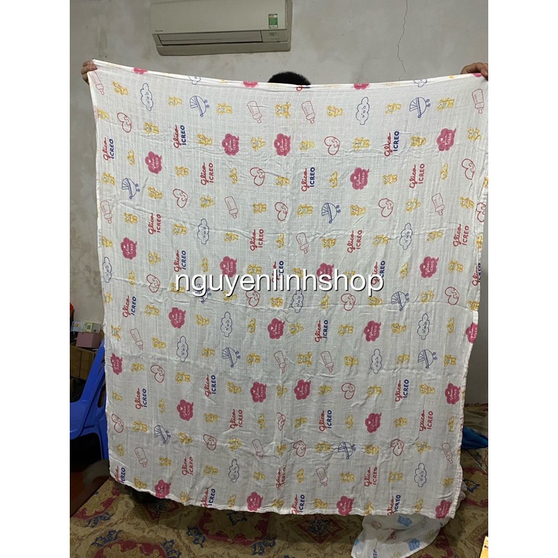 Khăn đa năng 2 lớp Cotton, sợi tre siêu chất