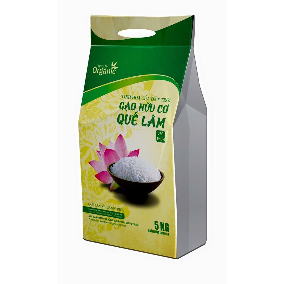 Gạo trắng hữu cơ Quế Lâm 5kg