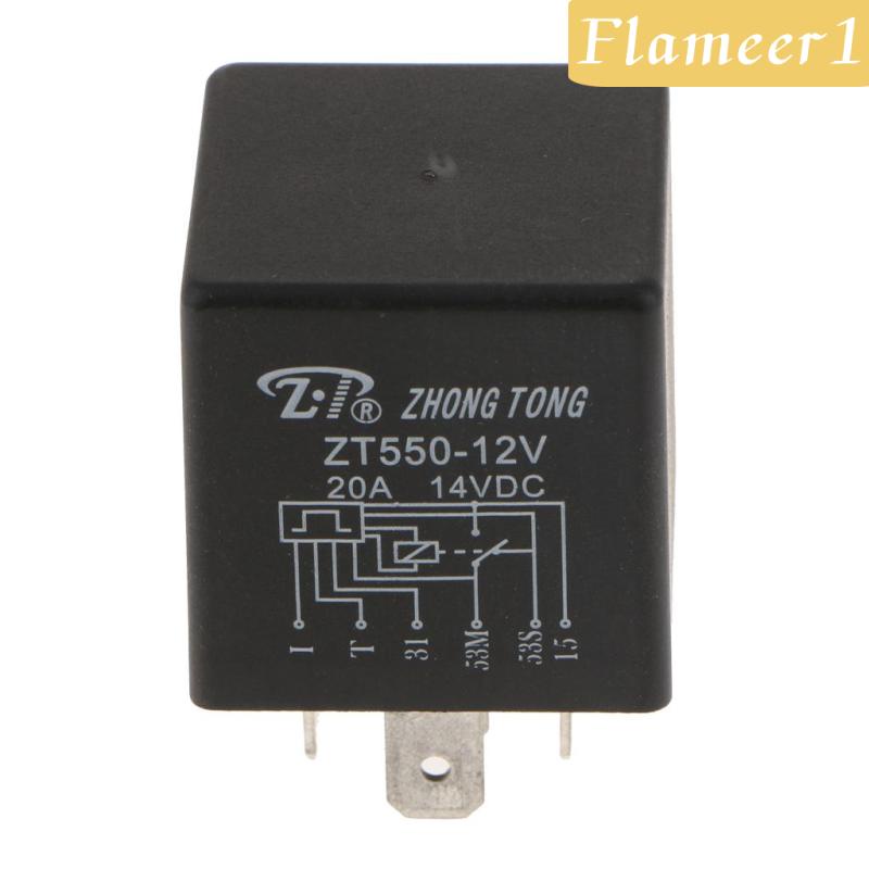 Rơ Le Gạt Nước Kính Chắn Gió Ô Tô Có Công Tắc Cao DC12V 20A 1