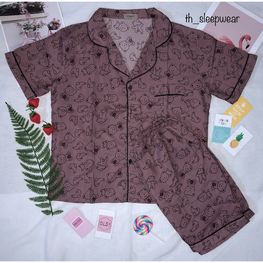 [Loại 1] Đồ bộ pijama full viền tay ngắn - quần ngắn (Kate Thái) | BigBuy360 - bigbuy360.vn