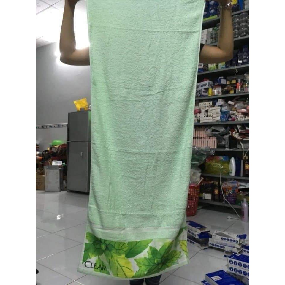 xả xả $$KHĂN TẮM CLEAR XANH BẠC HÀ SIZE TO 50 X 100CM.$$