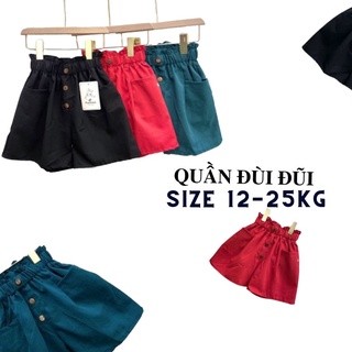 18-26kg Quần đùi sooc đũi cho bé gái size đại