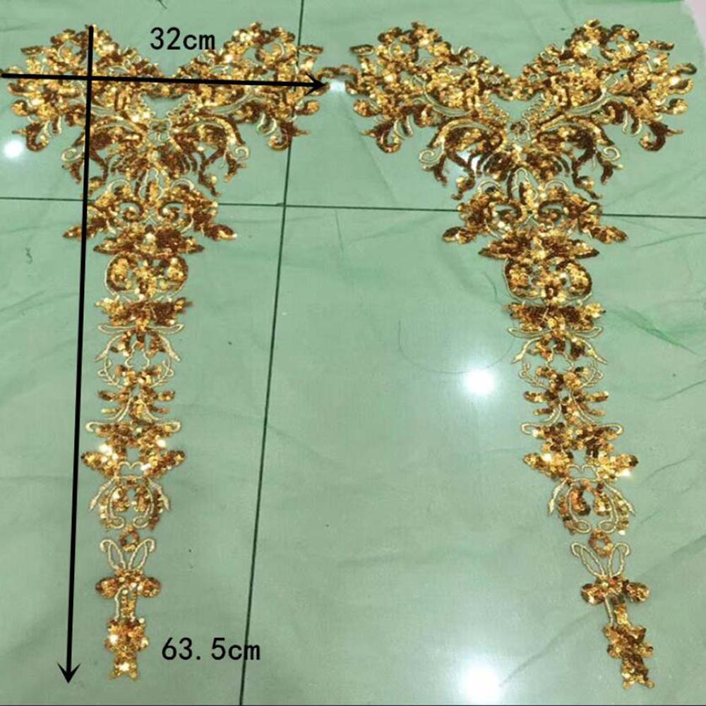 1 Bộ Miếng Vá Quần Áo Hình Đám Cưới Màu Vàng Đỏ Xanh Dương Đính Kim Sa