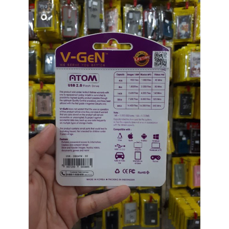 (Hàng Mới Về) Kem Dưỡng Da Flashdisk Vgen 16gb Atom | BigBuy360 - bigbuy360.vn