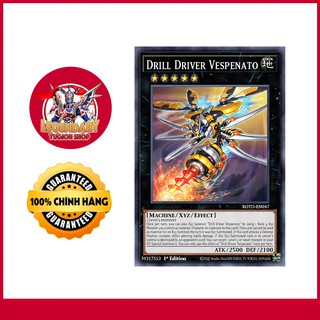 [EN-JP][Thẻ Bài Yugioh Chính Hãng] Drill Driver Vespenato