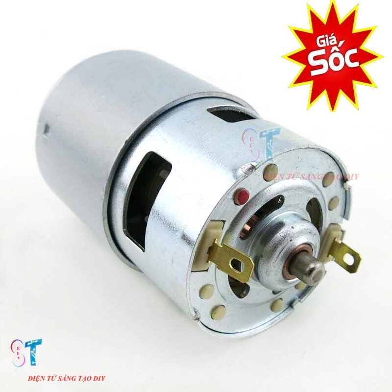 ĐỘNG CƠ 775 288W TRỤC D 12v 24V 21000RPM LOẠI XỊN