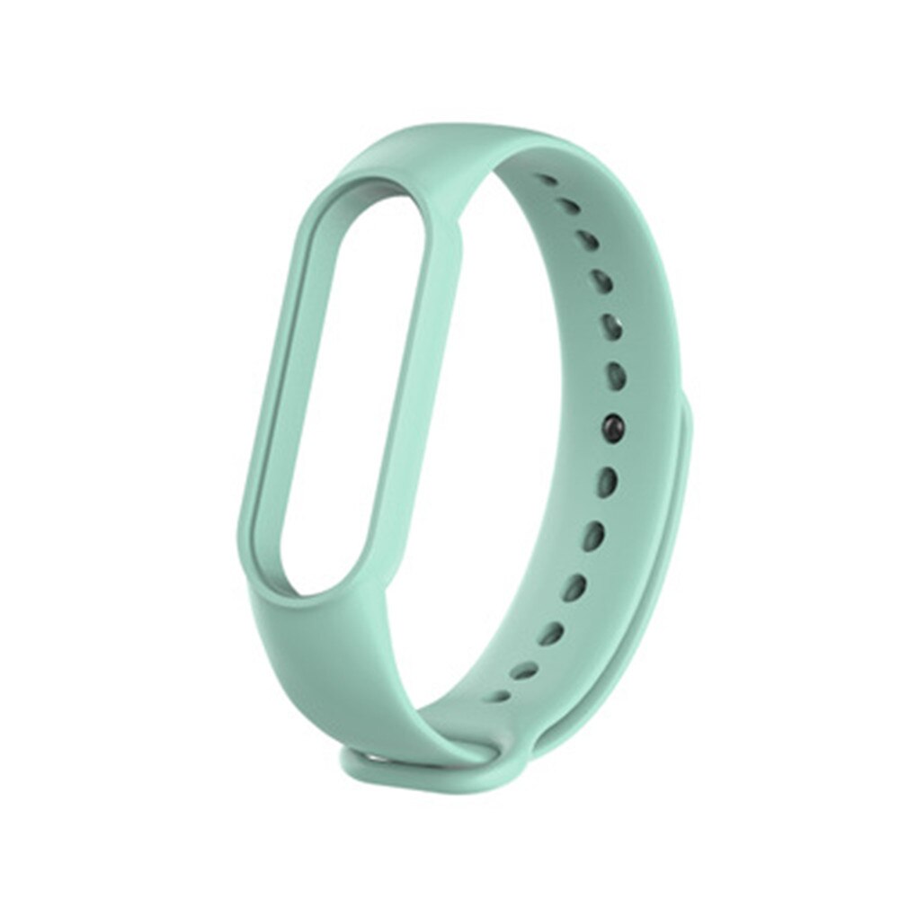XIAOMI Phù Hợp Dây Đeo Thay Thế Chất Liệu Silicon Màu Trơn Cho Mi Band7  Mi Band 6 5 Mi Band 3