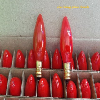 Bóng đèn trái ớt đỏ E12 10 bóng