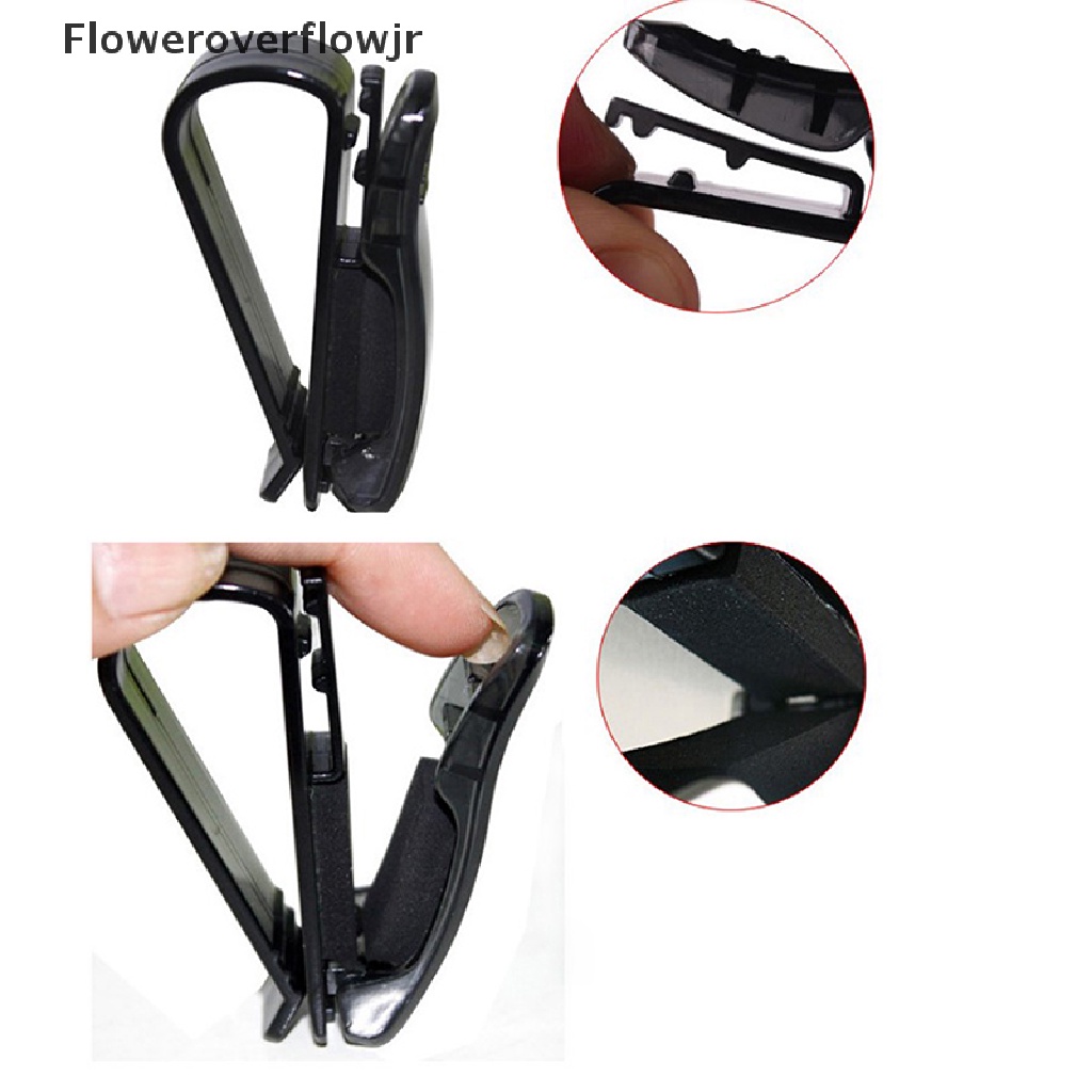 Giá Đỡ Mắt Kính / Bút / Mắt Kính Gắn Tấm Che Nắng Xe Hơi Bằng Abs Tiện Dụng