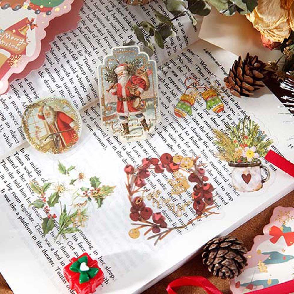 PEWANY Sticker Dán Trang Trí Sổ Tay Chủ Đề Giáng Sinh