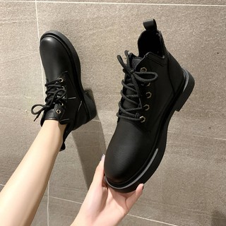 Giày Bốt Martin Nữ Cổ Cao 2020