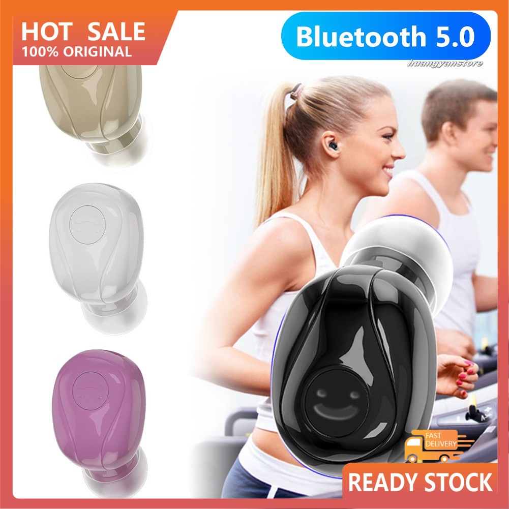 Bộ Tai Nghe Nhét Tai Không Dây Bluetooth 5.0 Mini Av01 Có Micro Tiện Dụng