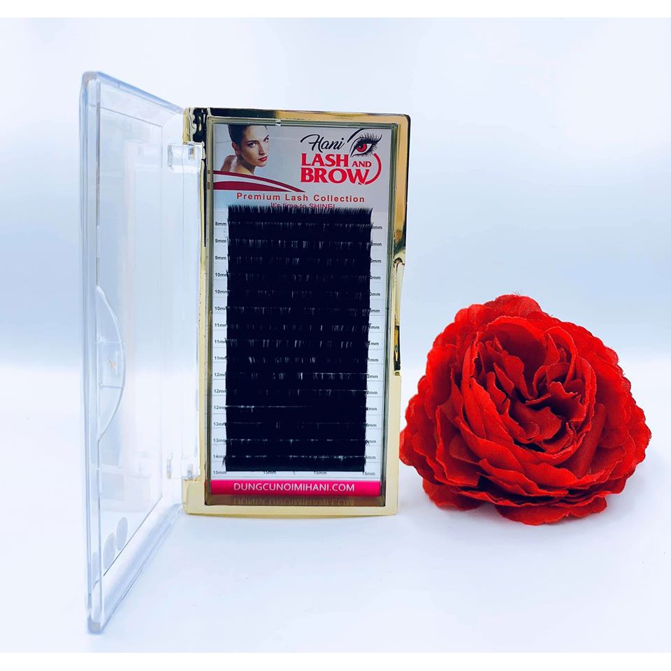 Lông mi khay - nối mi Volume 0.07 CL Cao Cấp cong C D L M   - dễ tạo Fan