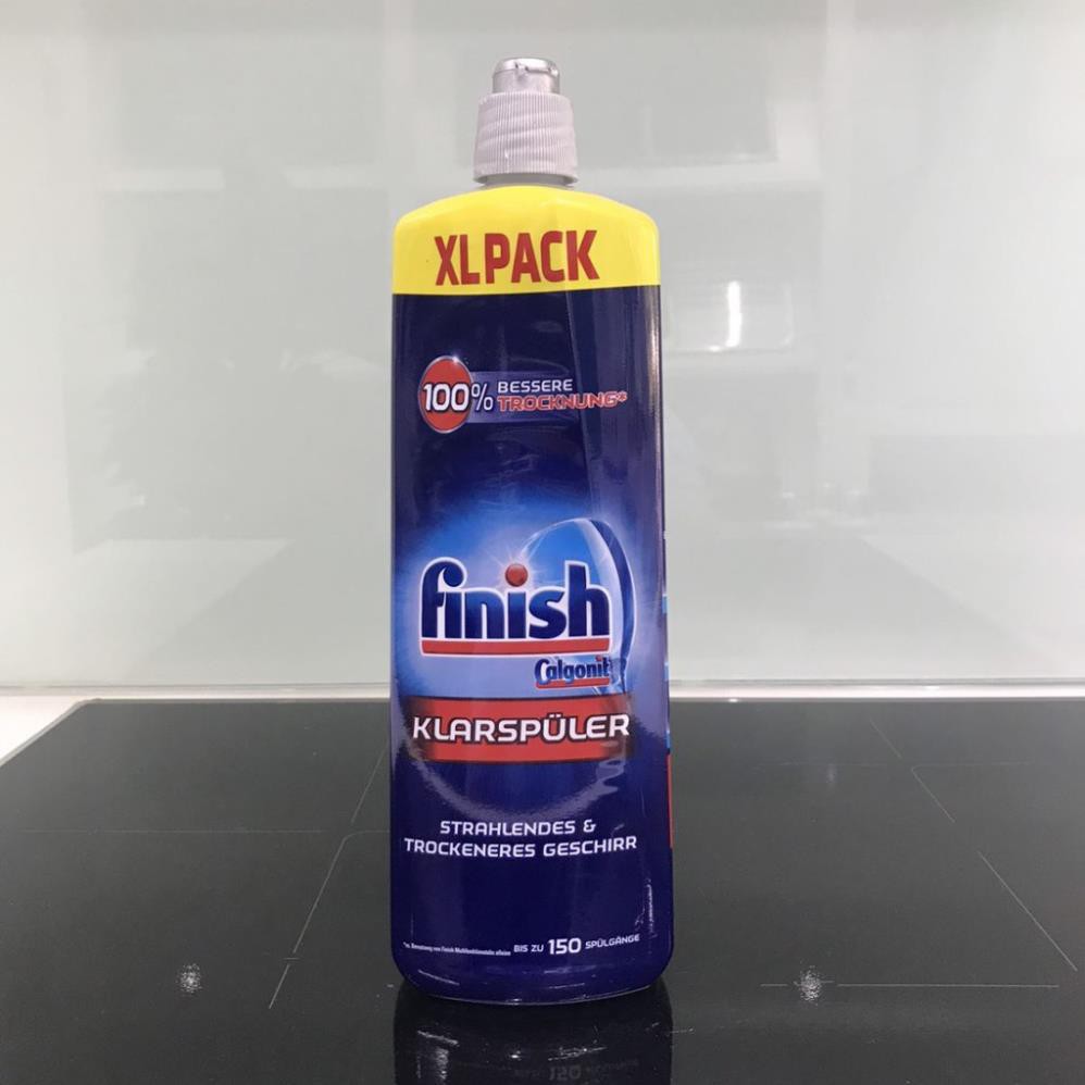 (HÀNG ĐỨC) Nước làm bóng chén bát Finish cho máy rửa bát 750ml