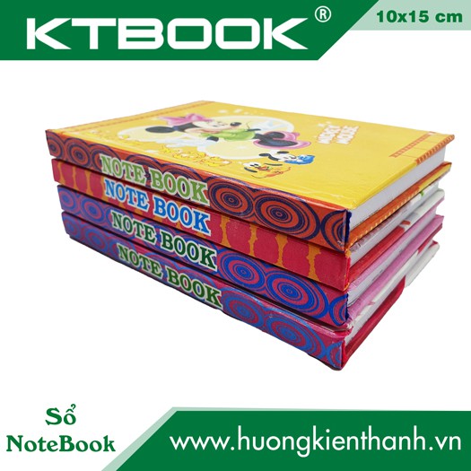 Sổ Bìa Cứng ghi chép NoteBook Khổ Nhỏ size 10 x 15 cm