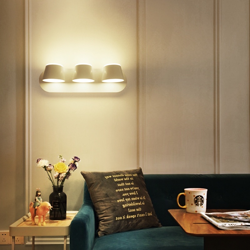 Đèn Tường Trong Nhà 360° Đèn led Gắn Tường 24W Có Thể Điều Chỉnh Độ Sáng
