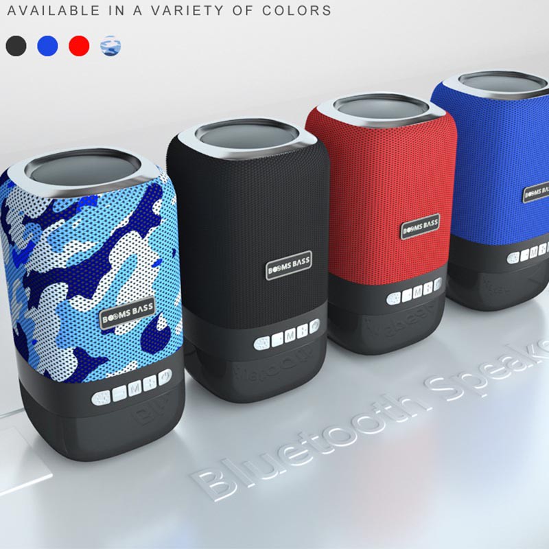 Loa bluetooth không dây mini GGear Booms Bass L22 Loa di động siêu bass toàn dải pin trâu LED RGB dễ dàng di chuyển