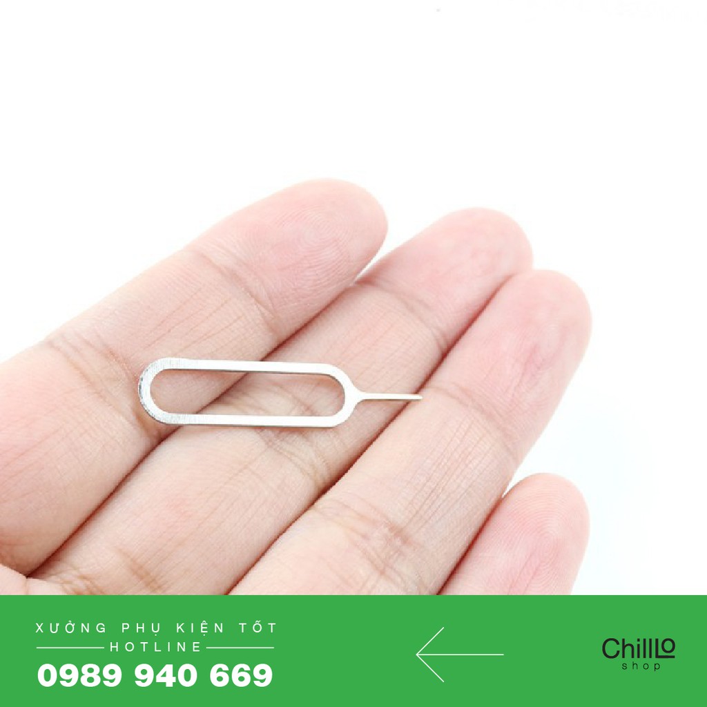 Que chọc SIM - Cây chọc khay SIM, thẻ nhớ cho điện thoại, máy tính bảng, Chất liệu Inox PK471