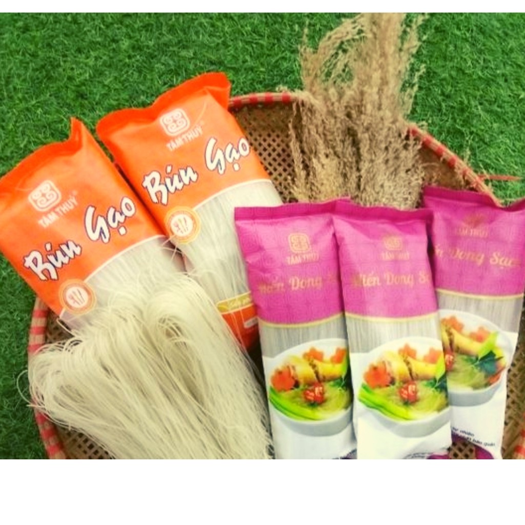 Miến dong sạch Tâm Thủy 300g 100% nguyên chất tinh bột rong riềng đỏ