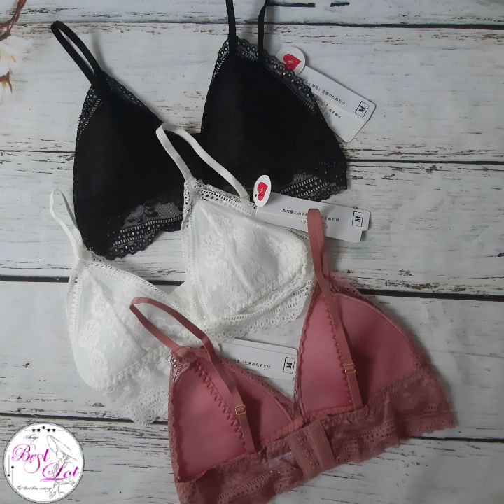 Áo Lót Bralette Ren Đệm Mỏng Không Gọng Xuất Nhật Cao Cấp | BigBuy360 - bigbuy360.vn