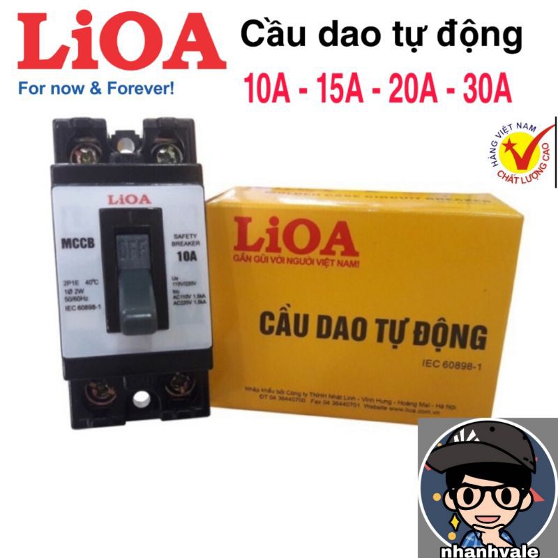 Cầu dao tự động (APTOMAT) LiOA 10A - 15A - 20A - 30A