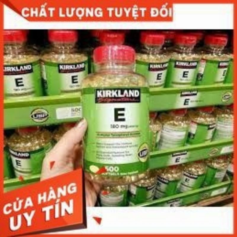 [HÀNG MỸ] Vitamin E 400 Iu 500 Viên Kirkland Của Mỹ - Đẹp Da, Làm | BigBuy360 - bigbuy360.vn