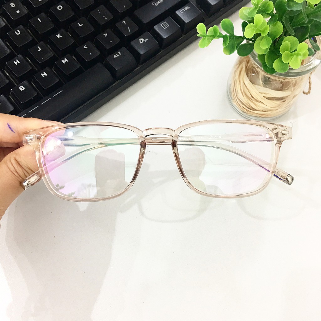 Gọng kính nữ Glasses Garden chữ nhật nhựa dẻo 213 - Có lắp mắt cận theo yêu cầu | BigBuy360 - bigbuy360.vn