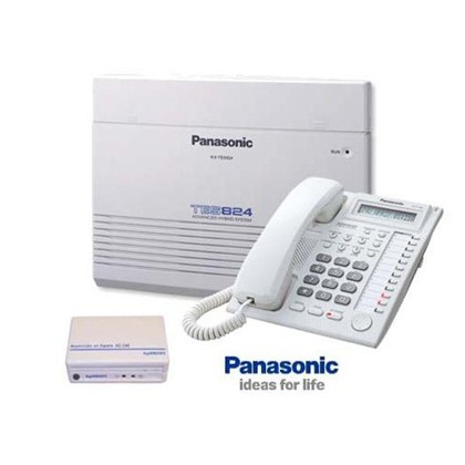 TỔNG ĐÀI PANASONIC KX-TES824SN 6 line vào và 16 line ra +Bàn lập trình tổng đài Panasonic KX-T7730