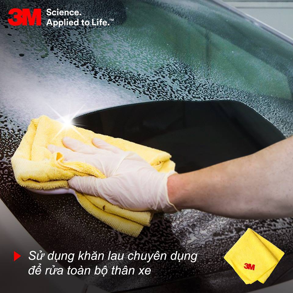 Nước rửa xe 3M Car Wash Shampoo -1L- Xà bông rửa xe 3M Car Wash Shampoo -1L