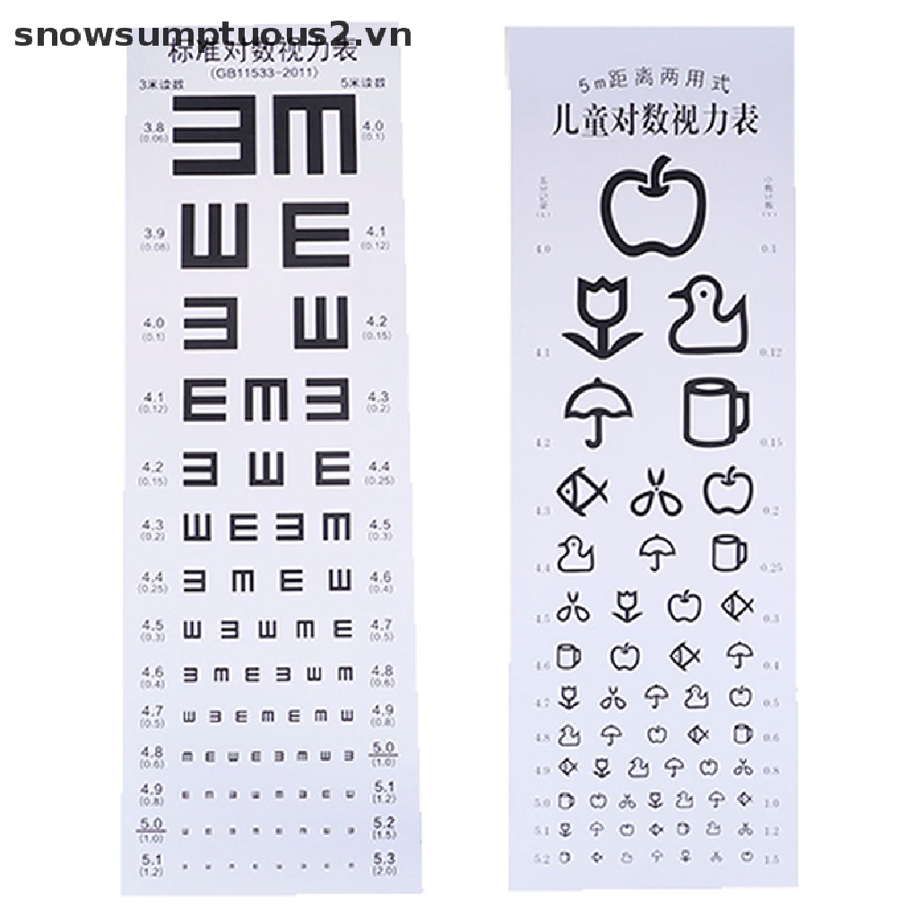 [Hàng mới về] Bảng kiểm tra bảng phấn mắt gắn tường chống nước cho bệnh viện