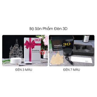 Đế Đèn Led 3D [3 Màu] và [16 Màu]
