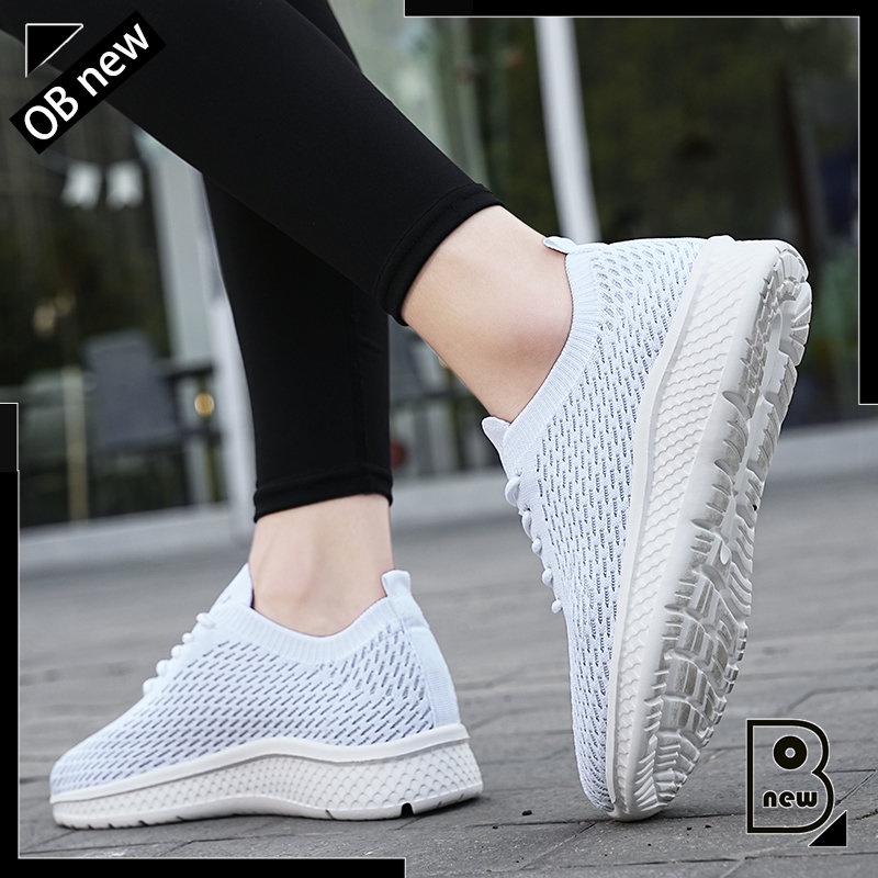 Giày Thể Thao Phối Lưới Thoáng Khí Chống Trượt Trọng Lượng Nhẹ Size 35-42 Thời Trang Cho Nữ