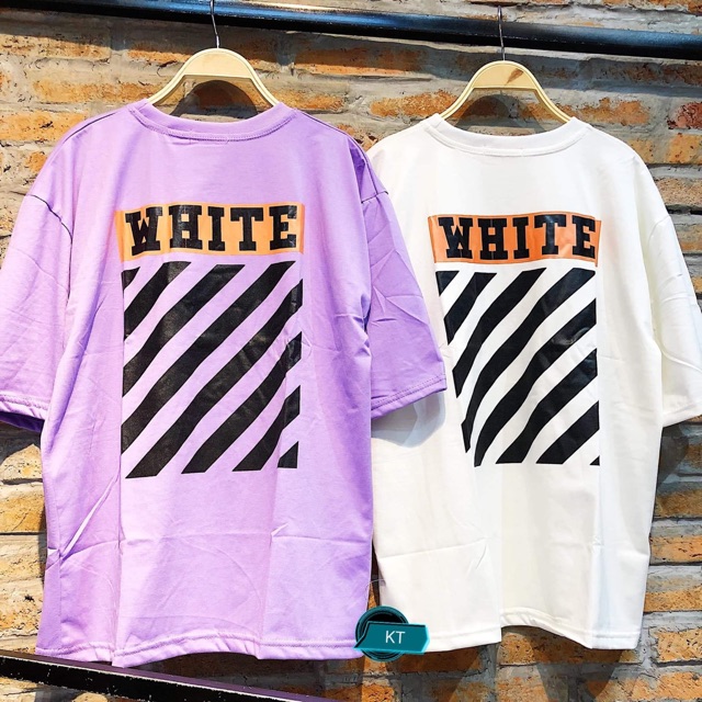 Áo phông White gạch chéo KTH1019