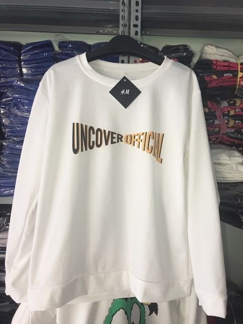 Sản phẩm gia đình làm: Áo nữ nam dài tay chữ ăn0-co-vờ ( ảnh thật cuối )