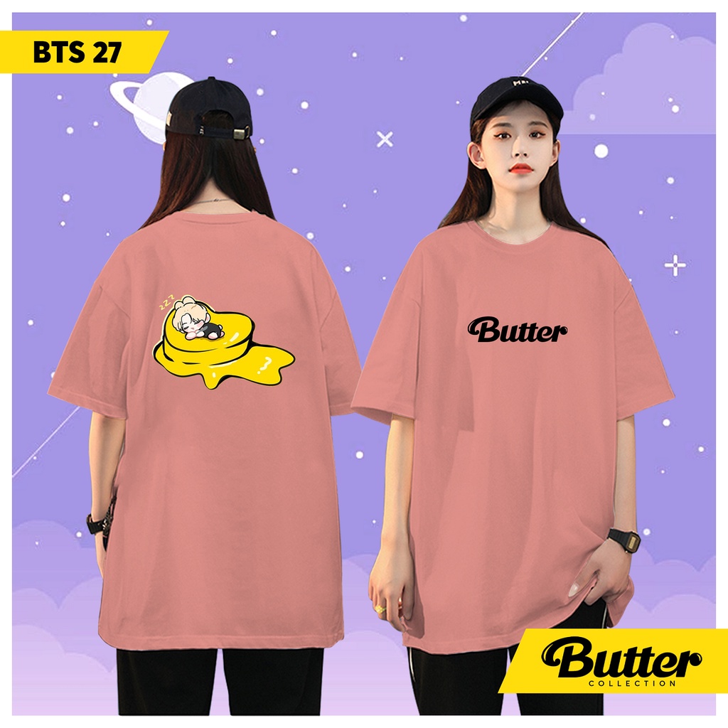 [Tặng 7card butter] Áo form rộng BTS BUTTER KAS KPOP ALL STARS mặc đi chơi, offline ARMY tuyệt vời luôn bà con ơi