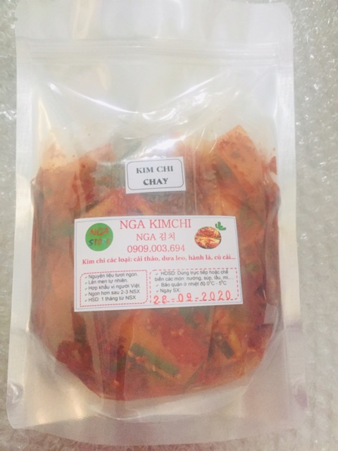 [kimchi chay]500g kimchi củ cải chay dùng nước mắm chay Liên Thành