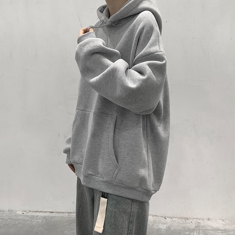 Áo Hoodie Dáng Rộng Thoải Mái Phong Cách Hàn Quốc Cho Nam