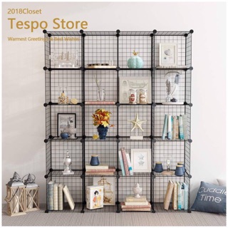 KỆ SẮT LẮP GHÉP GỒM 20 Ô