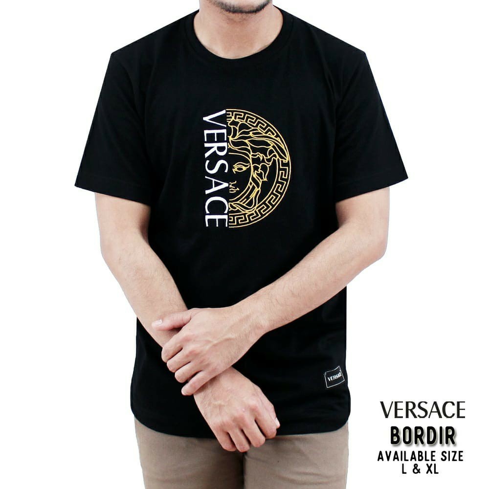 Áo Sơ Mi Versace Tay Ngắn In Họa Tiết 24s Thời Trang Cho Nam Và Nữ